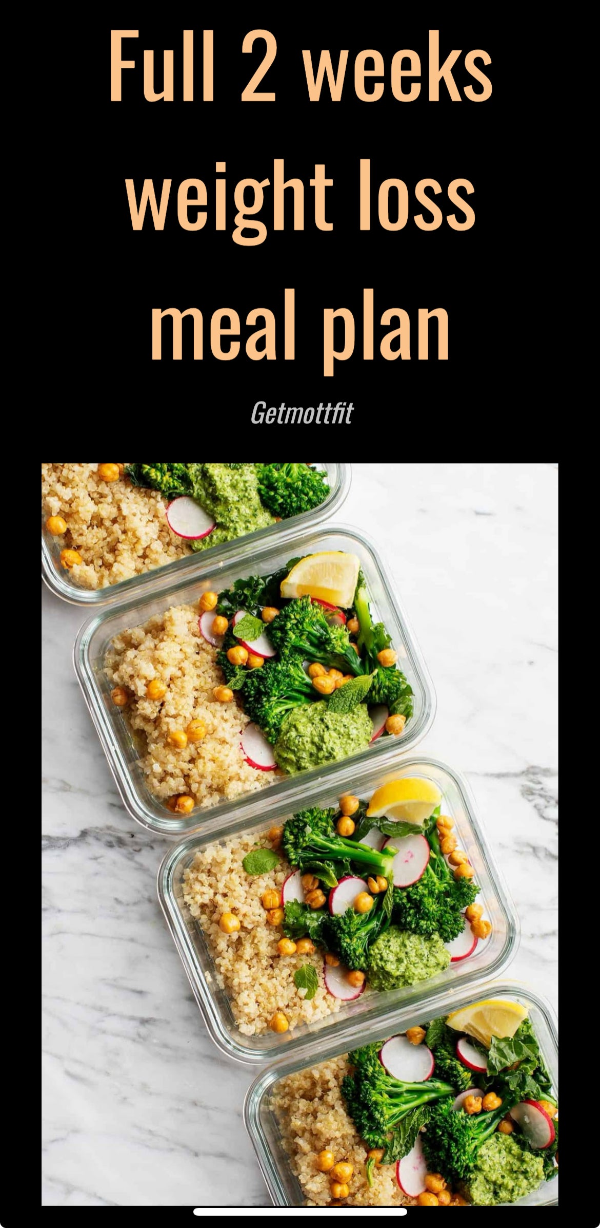 Meal Plan 2 weeks