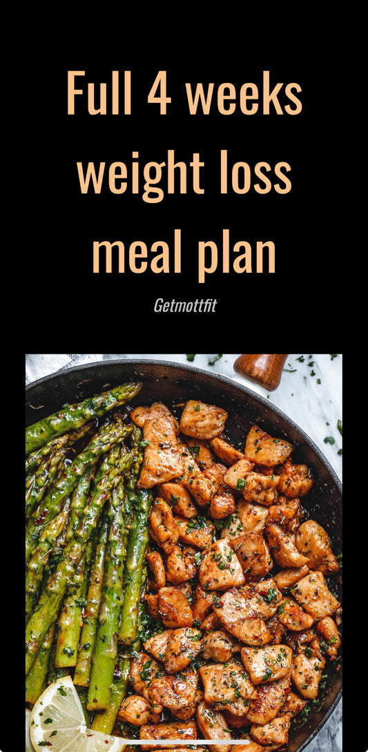 Meal Plan 4 weeks