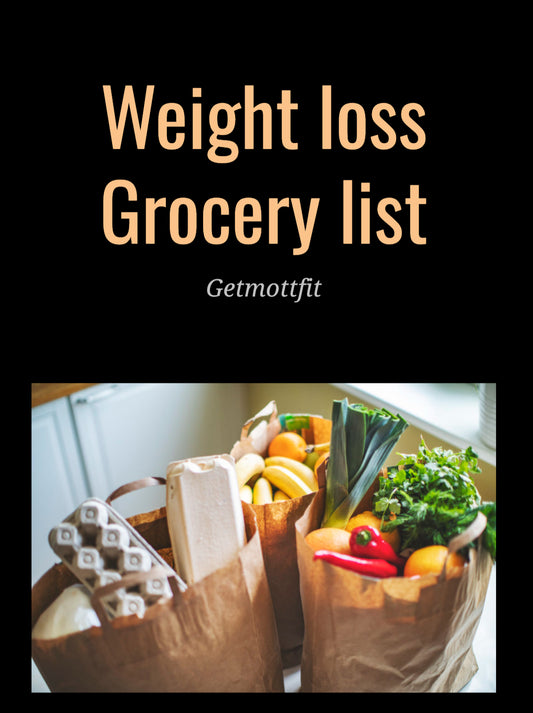 Weight loss grocery list